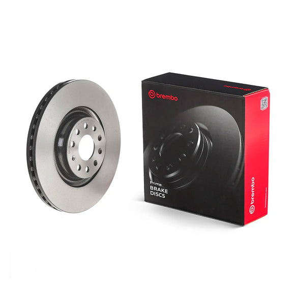 Brembo 2019 Audi A3 Quattro/19-20 Q3/15-20 S3 Front Premium UV Coated OE Equivalent Rotor