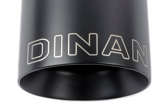 Dinan Double-Walled 4.5" Clamp-On Exhaust Tip (Black Ceramic)