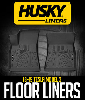 HUSKY LINERS MOGO FLOOR LINERS: 2018–2019 TESLA MODEL 3 - 0