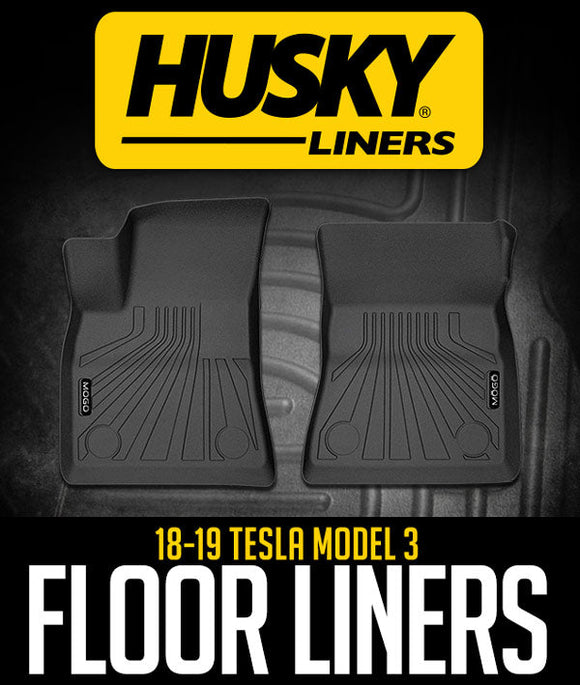 HUSKY LINERS MOGO FLOOR LINERS: 2018–2019 TESLA MODEL 3