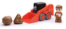 New Ray Toys Kubota My Lil Orange SSV with Figurine and Boulders/ Scale - 1:18-1