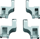 Kuryakyn Driver Floorboard Relocation Brackets For FLST Models Chrome-1