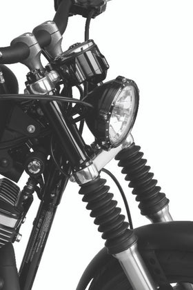 Bikers Choice 39MM Black Short Fork Boots Pr