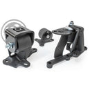 Innovative 88-91 Prelude H-Series Black Steel Mounts 85A Bushings-1