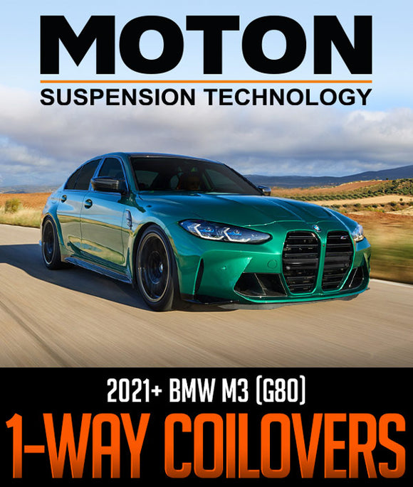 MOTON SUSPENSION TECHNOLOGY 1-WAY SERIES COILOVERS: 2021+ BMW M3 (G80)