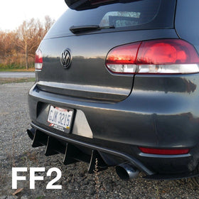 Beri-Backer Mk6 GTI Rear Diffuser - 0