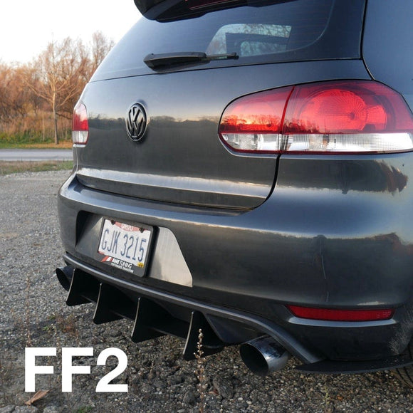 Beri-Backer Mk6 GTI Rear Diffuser