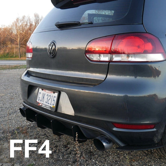 Beri-Backer Mk6 GTI Rear Diffuser