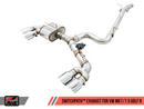 AWE Tuning Mk7 Golf R SwitchPath Exhaust w/Chrome Silver Tips 102mm-1