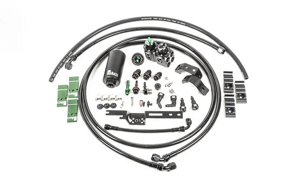 Radium Engineering 17-21 Honda Civic Type-R Fuel Hanger Plumbing Kit - Microglass Filter