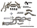 F87 M2C Exhaust Bundle Aflow equal length (rear + EL mid + Aflow DP) carbon/black 2019+ M2 Competition-1