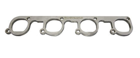 Kooks GM LSX DR Header Flange. 3/8" Thick Stainless. D-Shaped Port for 2"