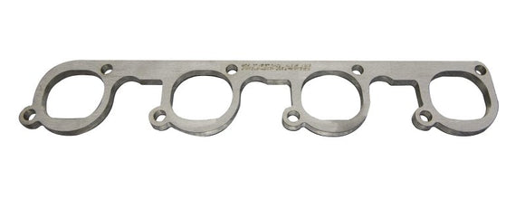 Kooks GM LSX DR Header Flange. 3/8" Thick Stainless. D-Shaped Port for 2"