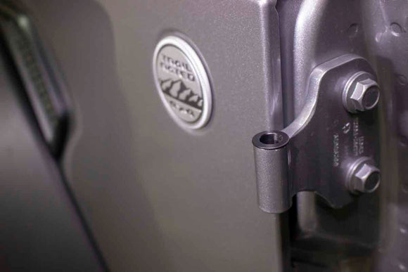 Kentrol 2018+ Jeep JL Door Hinge Liners 2 Door - Textured Black