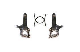 MaxTrac 15-16 Chevrolet Colorado 2WD 4in Front Lift Spindles w/Extended DOT Compliant Brake Lines