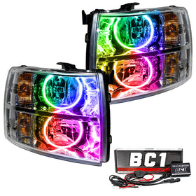 Oracle 07-13 Chevrolet Silverado SMD HL - Round Style - White SEE WARRANTY