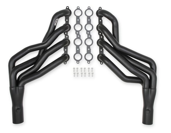 HOOKER BLACKHEART HEADER. GM A-BODY LS SWAP. 1 3/4 DARKSID