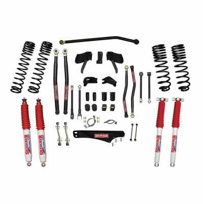 Skyjacker 07-18 Jeep Wrangler Jk 7 In. Long Arm Susp. Lift Kit W ADX M2.0 Aluminum Monotube Shocks