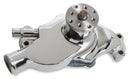 Mr. Gasket High Flow Water Pump - Chrome Fits 1955-1971 Chevrolet 265-350 Gen I Small Block with Short Water Pump-1