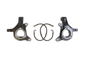 MaxTrac 07-16 GM C1500 2WD 3in Front Lift Spindles w/Extended DOT Compliant Brake Lines