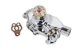 Mr. Gasket Aluminum Chrome Plated Big Block Chevrolet Short Neck Water Pump