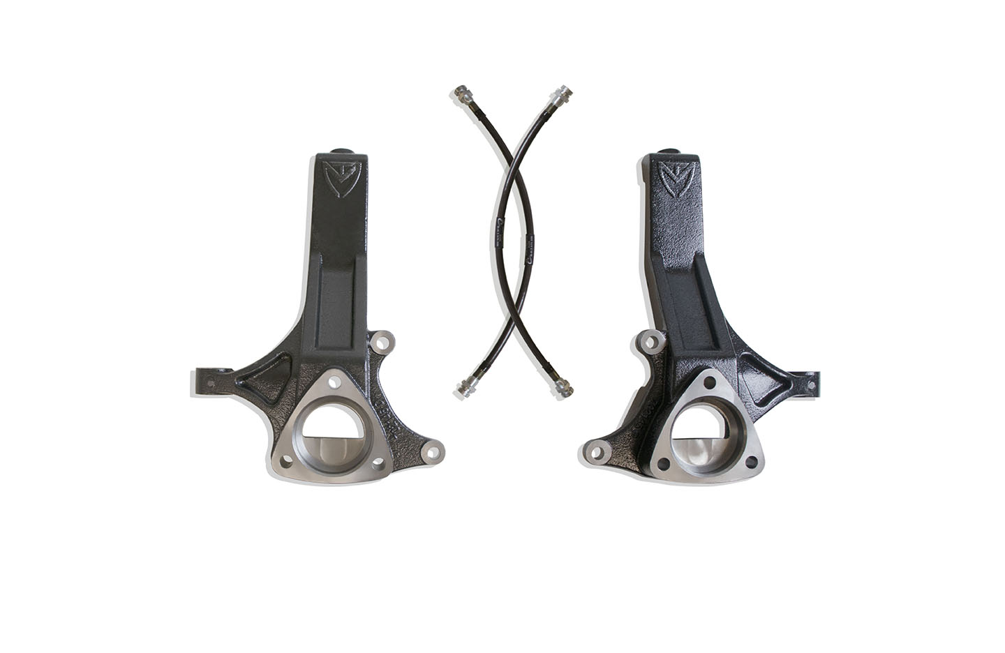 MaxTrac 02-18 Dodge RAM 1500 2WD 4.5in Front Lift Spindles w/Extended DOT Compliant Brake Lines