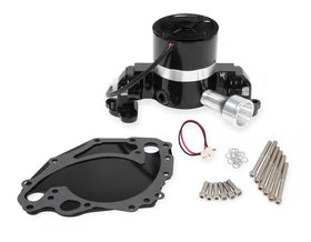 Mr. Gasket Electric Water Pump with Block Off Plate - 35 GPM - Black Ford 351C/351M/400