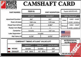 GSC P-D Toyota 1JZ-GTE VVTi Cam Set - Billet - 0