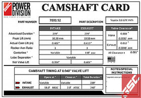 GSC P-D Toyota 2JZ-GTE VVTI (JDM Only) S2 Cams 274/274 Billet - 0