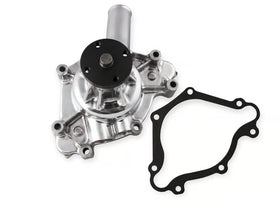 Mr. Gasket High Flow Aluminum Water Pump - Polished Finish 1970-1991 Chrysler 273/318/340/360 LA Small Block