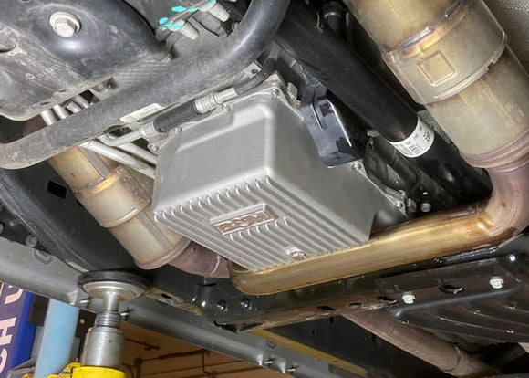 B&M CAST TRANS PAN. DODGE 845RE & 8HP70