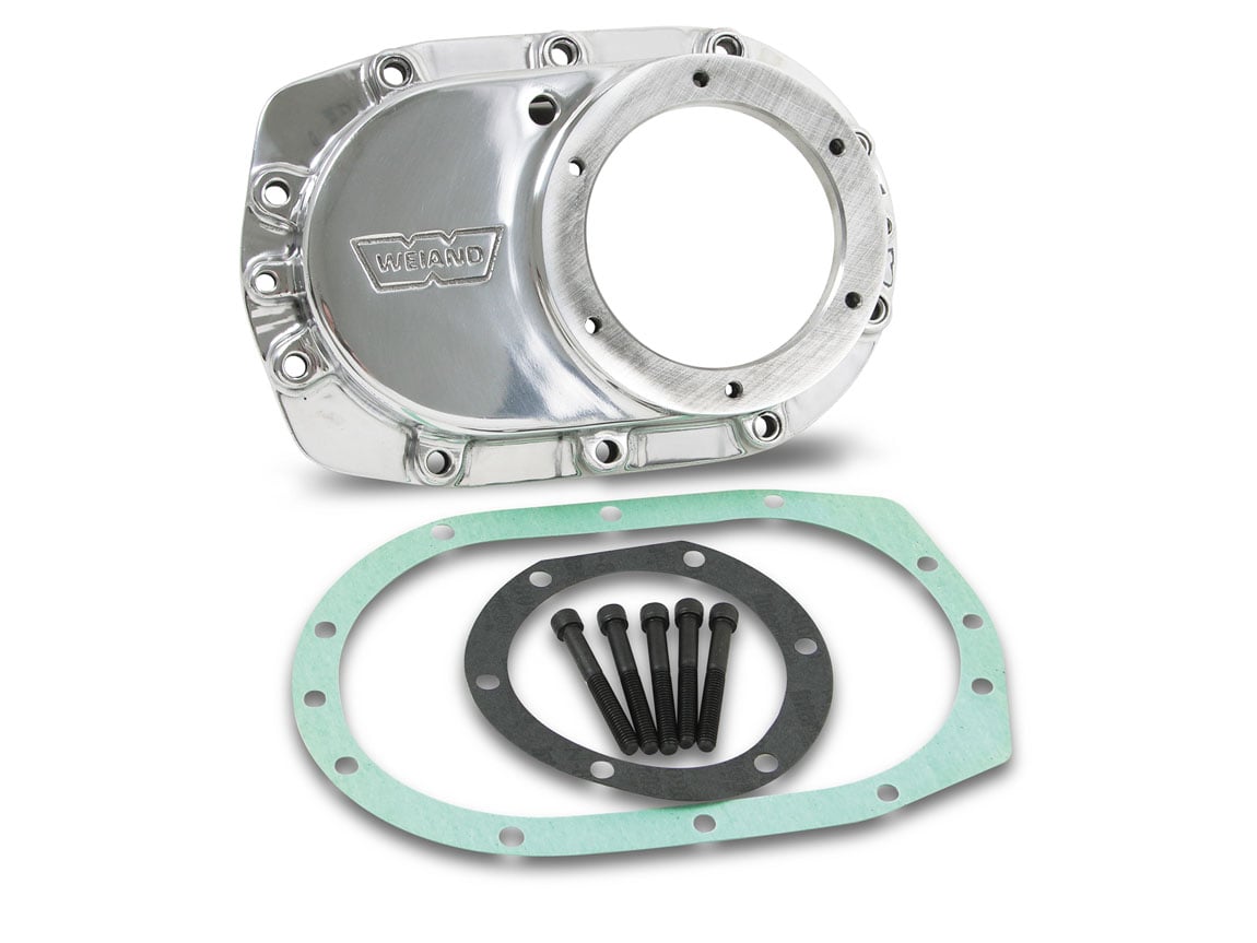 WEIAND FRONT GEAR COVER ST/COMP POL