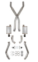 HOOKER BLACKHEART LT SWAP HEADER-BACK EXHAUST W/ RESONATORS - DSE, NATURAL FINISH-1