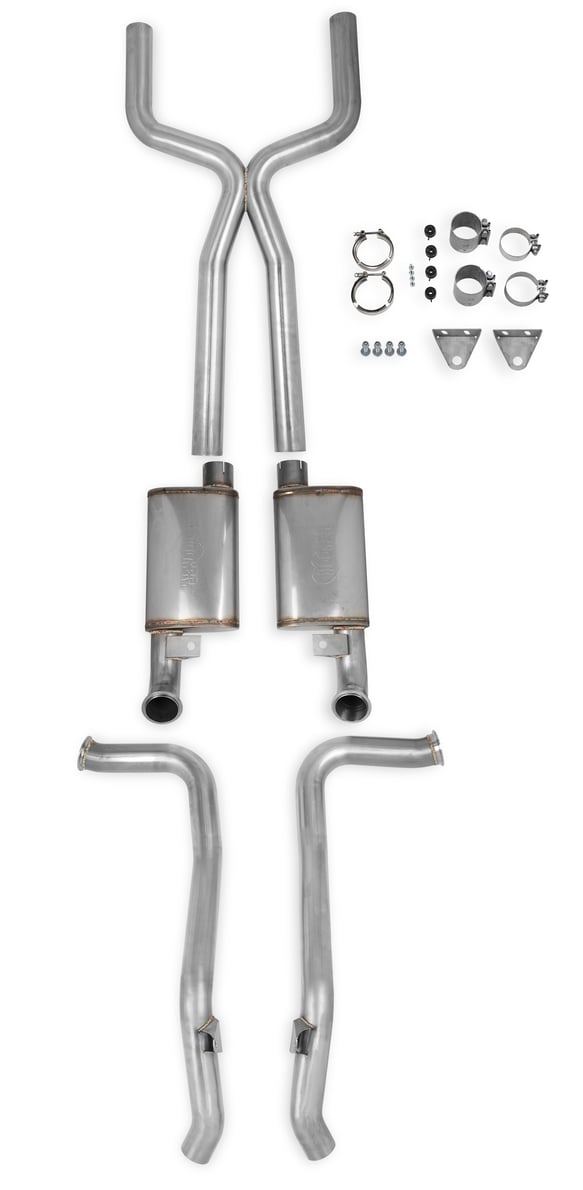 HOOKER BLACKHEART 75-81 F-BODY LS EXHAUST W/DSE SUBFRAME.