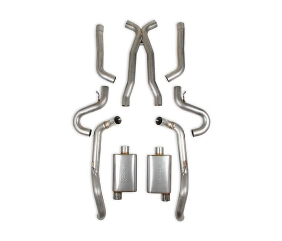 HOOKER BLACKHEART 68-72 GM A-BODY EXHAUST SYSTEM. 3.0 IN.