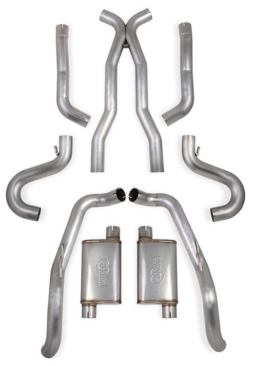 HOOKER BLACKHEART 68-72 GM A-BODY EXHAUST SYSTEM. 2.5 IN.