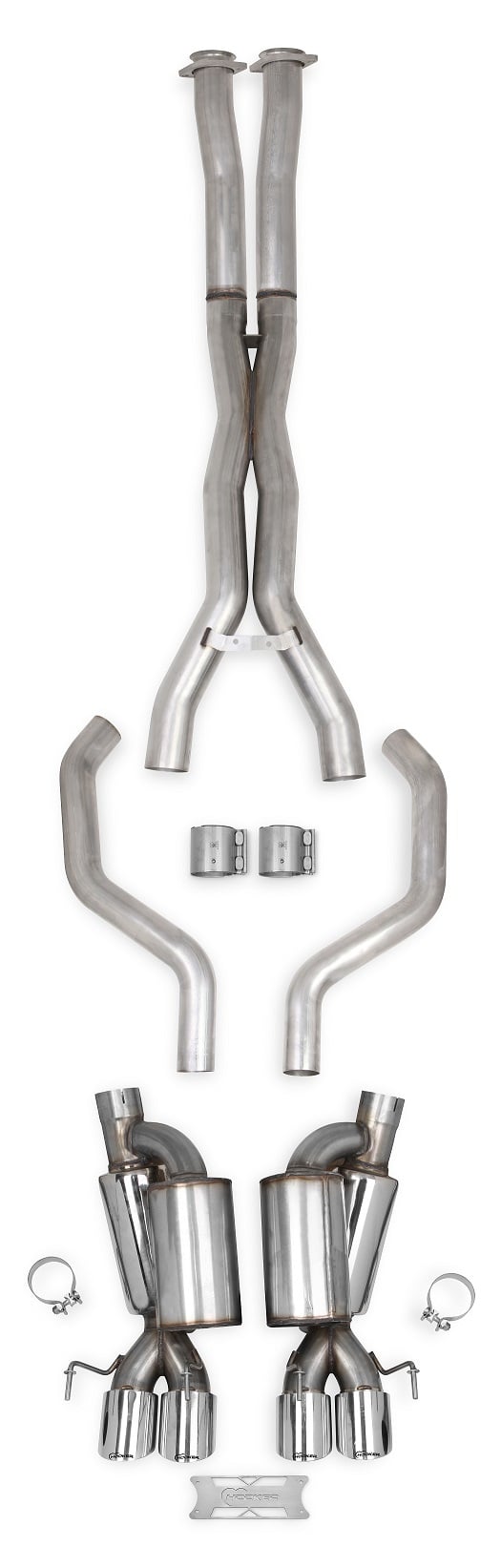 HOOKER BLACKHEART 06-11 CORVETTE Z06 CAT BACK EXHAUST W MU