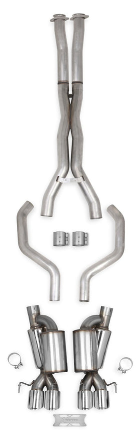 HOOKER BLACKHEART 06-11 CORVETTE Z06 CAT BACK EXHAUST W MU