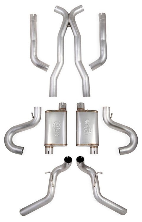 HOOKER BLACKHEART 68-72 GM A-BODY EXHAUST SYSTEM. 3.0 IN.