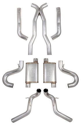 HOOKER BLACKHEART 68-72 GM A-BODY EXHAUST SYSTEM. 3.0 IN.