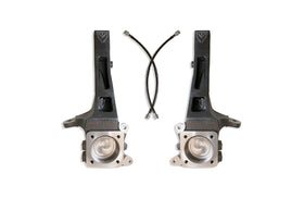 MaxTrac 03-18 Toyota 4Runner 2WD 4in Front Lift Spindles w/Extended DOT Compliant Brake Lines