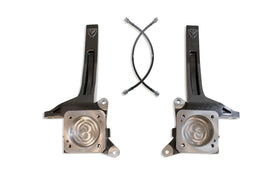 MaxTrac 07-18 Toyota Tundra 2WD 3.5in Front Lift Spindles w/Extended DOT Compliant Brake Lines