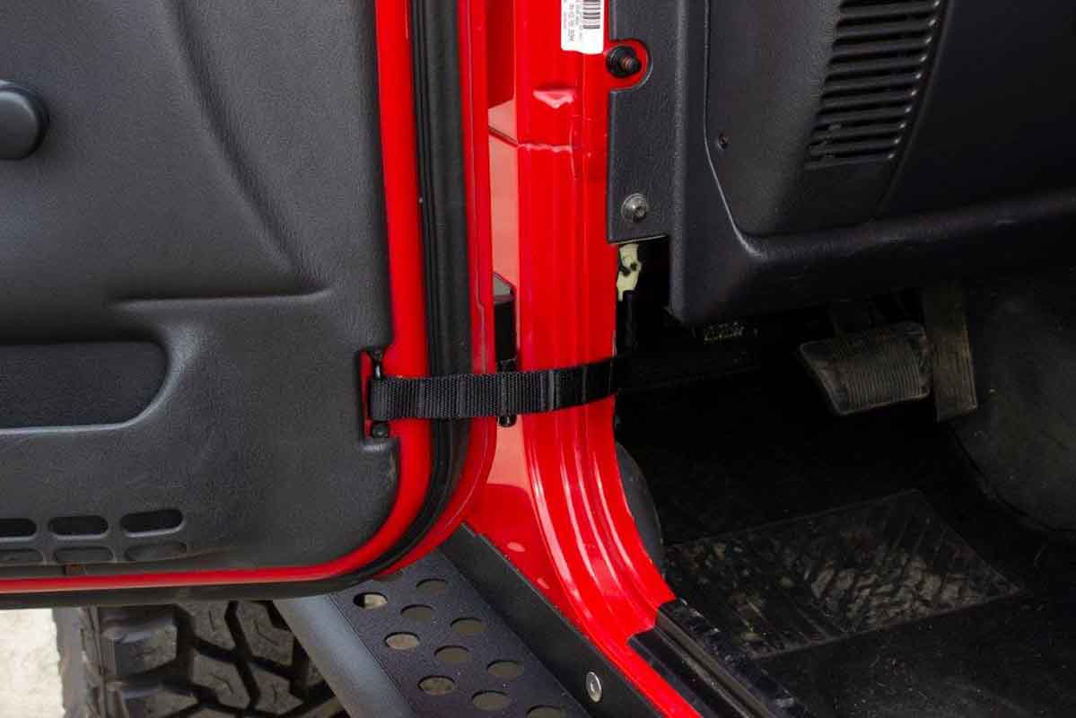 Kentrol 76-06 Jeep CJ/TJ/TJ Adjustable Door Restraint Strap - 0
