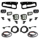 Baja Designs 21-22 Ford Bronco w/Steel Bumper S2 SAE Sportsmen Fog Pocket Light Kit - Clear-1