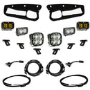 Baja Designs 21-22 Ford Bronco w/Steel Bumper S2 SAE Sportsmen Fog Pkt Light Kit w/Upfitter - Amber-1