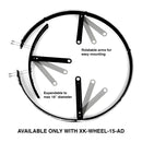 XK Glow Adjustable LED RGB 15In Wheel Ring Light 1pc-1