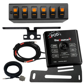 Spod 07-08 Jeep Wrangler JK SourceLT w/ Amber LED Switch Panel