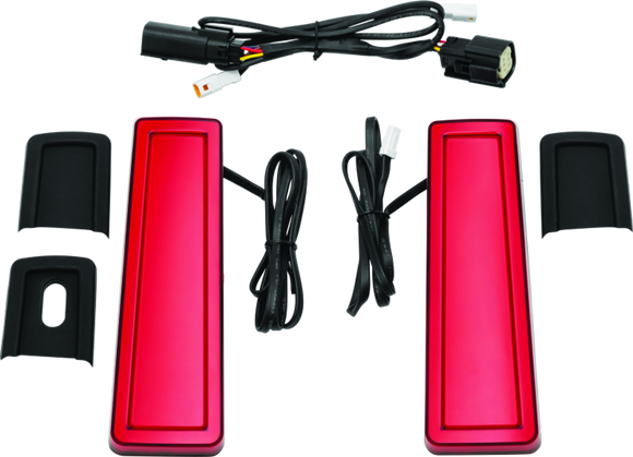 Kuryakyn Tracer Filler Panel Lights Red Lens