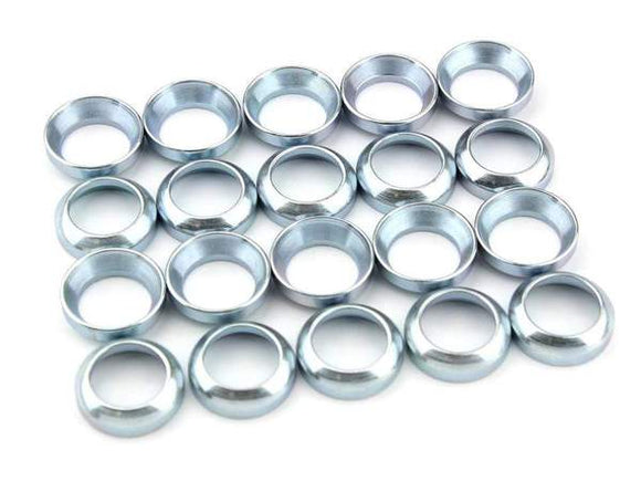 Wheel Lug Ball Seat Conversion Washers For Conical Bolts (Set Of 20)