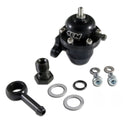 AEM 96-97 Acura CL / 94-97 Accord / 96-00 Civic Ex Black Adjustable Fuel Pressure Regulator-1